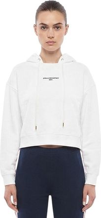 Stella McCartney White Logo Hood Hoodie