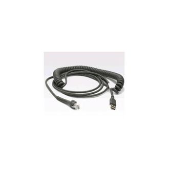 Zebra Cba-u43-s07zar Cable Usb Blindado Power Plus 7 Pies Recto Gris
