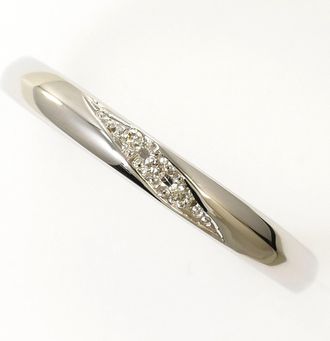 C&A Platinum Platinum 900 Band Ring (Pre-Owned)