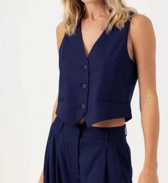 Sundays Flo Vest In Navy