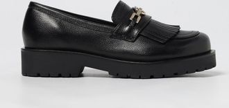 Twinset Mocassino Twinset in pelle a grana con frange