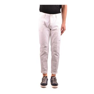 Pantaloni Torino Slim-fit Jeans, male, White, Size: W33 Classic Denim Jeans for Men