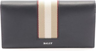 Bally Leather Long Wallet (Bi-Fold) (Pre-Owned)