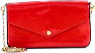 Louis Vuitton Felicie Pochette gelakte crossbodytas met monogram - Rood