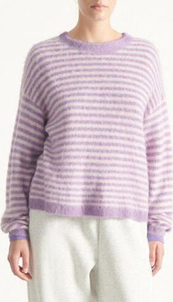 American Vintage Gestreepte trui met ronde hals, lange mouwen, NENYBAY