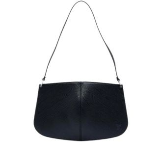 Louis Vuitton Pre-owned Pochette Demi Lune - Dames - Pre-owned - Zwart - Maat: ONE Size Leer