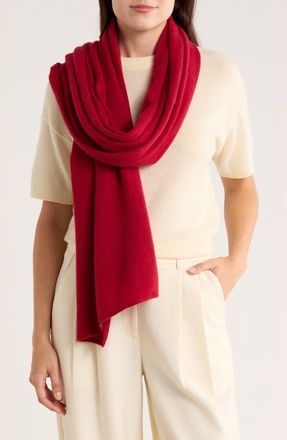 Portolano Cashmere Wrap in Ashton Red at Nordstrom Rack