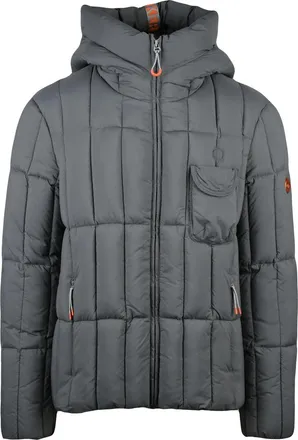 Dekker Padded Down Jacket With Quilted Design And Functional Pockets
