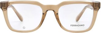 Ferragamo Demo Square Mens Eyeglasses SF2990 213 52