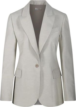 P.A.R.O.S.H. Blazers, female, Gray, L, Stucco Jacket