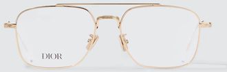 Dior DiorBotanica gold-plated aviator glasses