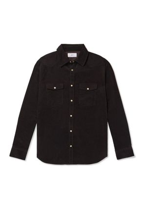 Mr P. Organic Cotton-Corduroy Western Shirt