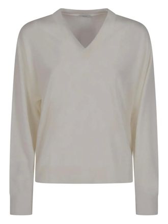 PESERICO V-neck sweater - women - Wool - 46 - Black