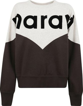 Isabel Marant Two-Tone Logo Sweatshirt