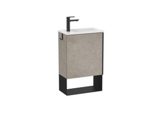 Roca Conjunto Mueble + Lavabo Mini Pro 450x250 Gris Cemento