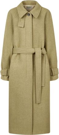 STUDIO TOMBOY Jas met ceintuur - Beige