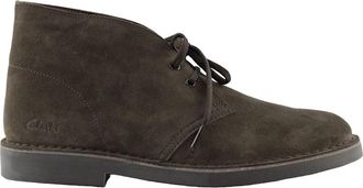 Clarks Stijlvolle Donkerbruine Su&egrave;de Schoenen - Heren - Veterlaarzen - Bruin - 40 EU - Su&egrave;de - Schoenen