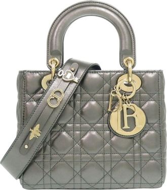 Dior Pre-owned Dior Small Metallic Lambskin Cannage My ABC Lady Ladies LY2N0KVY4J7HWLKT