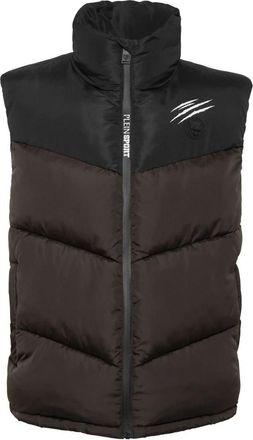 Plein Sport Kort Vest - Heren - Bodywarmers - Zwart - 5XL - Nylon - Fitness