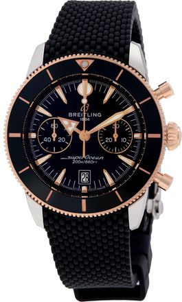 Breitling Superocean Heritage Chronograph Automatic Chronometer Black Dial Mens Watch UB0156H11B1S1