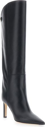 Jimmy Choo London Womens Boots Alizze Black Leather Calfskin