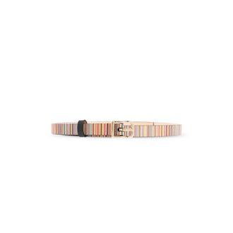 Paul Smith Leather Belt - female - Paul Smith - Belts - Multicolor - 85 CM - Accessories