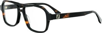 Fendi Fe 50131I - unisex - Brillen - Bruin - 54 MM - Accessoires