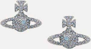 Vivienne Westwood Grace Bas Relief Stud Earrings Silver Brass Women