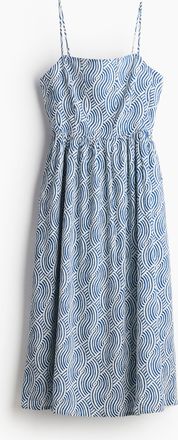 H&M Midi-Trägerkleid - Blue