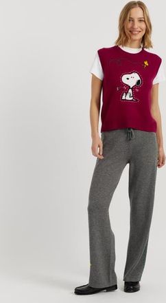 Chinti and Parker Wool-Cashmere Snoopy Tank in Cherry at Nordstrom, Size X-Small