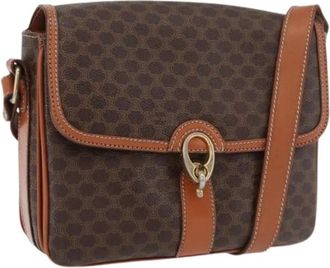 Celine Pre-owned Cross Body Bags, female, Brown, Size: ONE SIZE Pre-owned Vintage Shoulder Bag