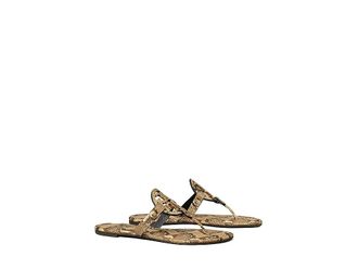 Tory Burch Miller Sandal Womens Shoes Desert Dusk Roccia : 5.5 M, Leather