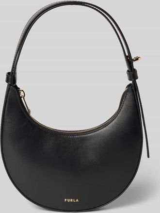 Furla Handtasche aus Leder mit Label-Detail Modell DELIZIA MINI in Black, Gr&ouml;&szlig;e 1