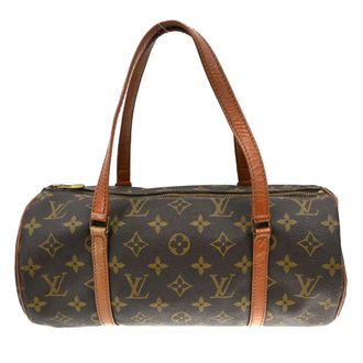 Louis Vuitton Papillon Handbag Monogram Canvas Brown Canvas Handbag (Pre-Owned)