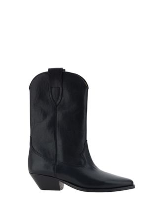 Isabel Marant Womens Boots Duerto Black Calf Leather