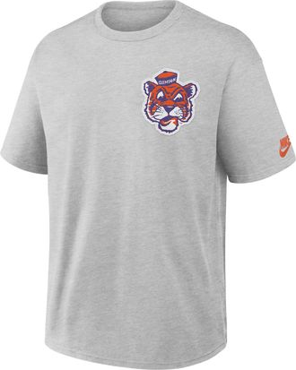 Nike Clemson Legacy Max90 Nike Mens College T-Shirt in Grey | 04T606GCLV-612