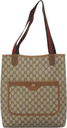 Gucci Pre-owned Handbags, female, Beige, Size: ONE SIZE Pre-owned Leather gucci-bags