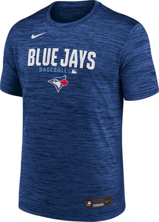 Nike Toronto Blue Jays Authentic Collection Nike Mens Dri-FIT MLB T-Shirt in Blue | 02ER4EWTOR-RMG