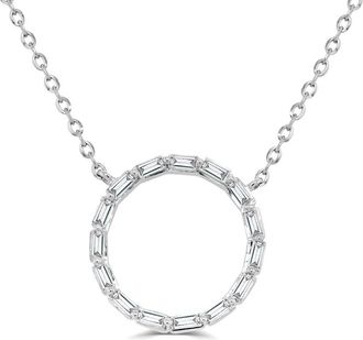 Sabrina Designs 14K 0.18 Ct. Tw. Diamond Circle Necklace