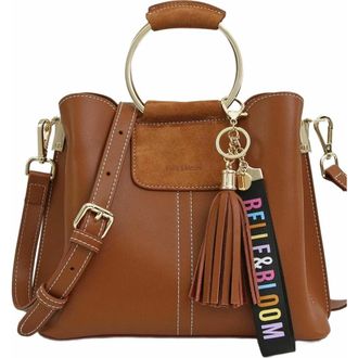 Belle & Bloom Twilight Leather Cross Body Bag in Brown at Nordstrom