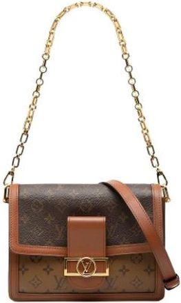 Louis Vuitton Pre-owned Dauphine - Dames - Vintage Schoudertas - Bruin - ONE Size - Leer - Vintage