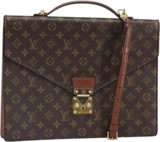 Louis Vuitton Pre-owned Handbags, female, Brown, Size: ONE SIZE Pre-owned Vintage Canvas Handbag