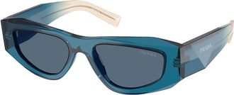 Prada PR B19S 24F80S Mens Sunglasses Blue Size 52