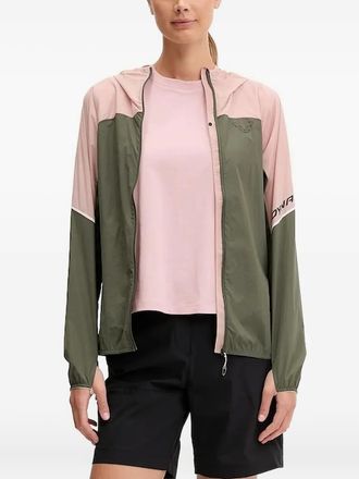Dynafit hooded panelled jacket - Green