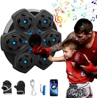 OEM M&aacute;quina De Boxeo Musical De Pared Con Guantes De Boxeo, 3 Velocidades, Bluetooth, Equipo De Boxeo Musical Para Ni&ntilde;os Y Adultos