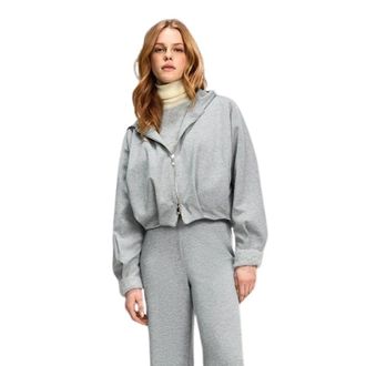 Riani Korte Jas - Dames - Sweatshirts & Hoodies - Grijs - Maat: S Viscose