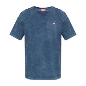 Diesel Heren, Tops, Blauw, Maat: S Katoen