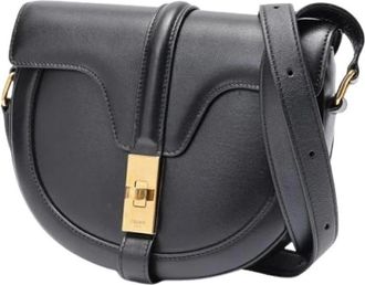 Celine Pre-owned Vintage Schoudertas - Dames - Vintage Schoudertas - Zwart - ONE Size - Leer - Vintage