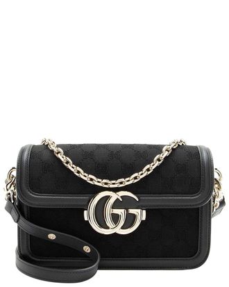 Gucci Black Gg Canvas Go Bag (Authentic Pre-Loved)