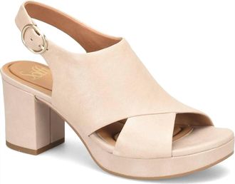 S&ouml;fft Womens Liv Modern-Classic Platform Heel Sandals In Nude